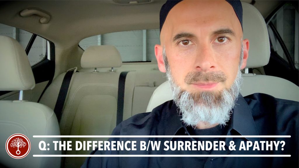 The Difference Between Surrender and Apathy